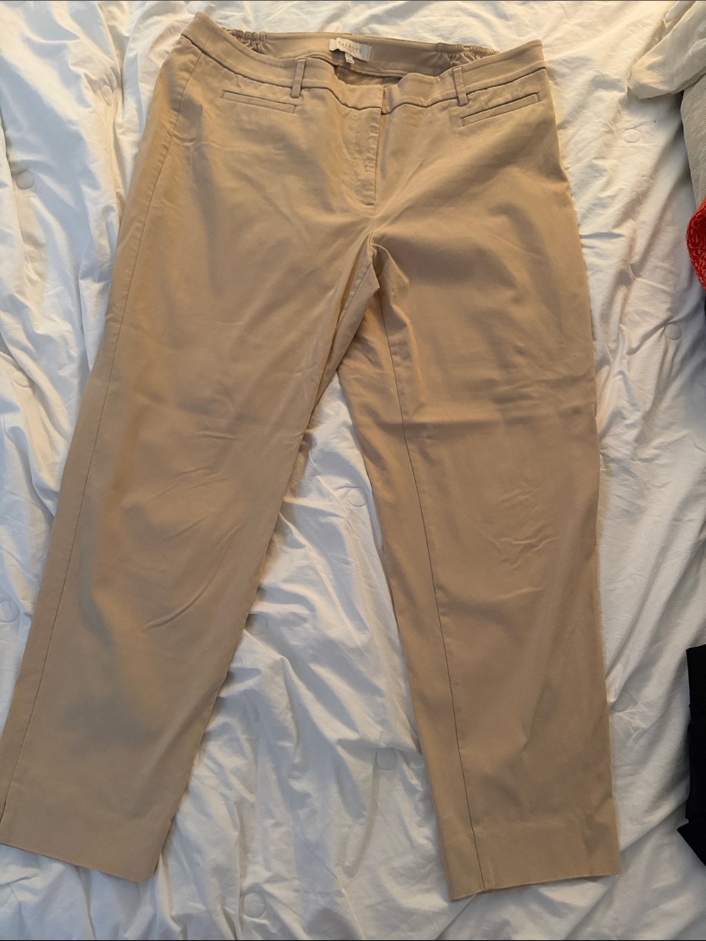 Talbots Women's Khaki Straight-Leg Trousers - Tan